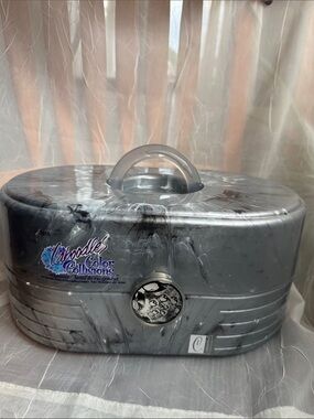 Y2K Caboodles Color Collisions Case - Silver Marble Finish